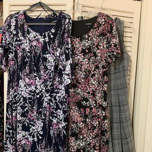3 Dress Bundle - Size 16 (Dressbarn brands)